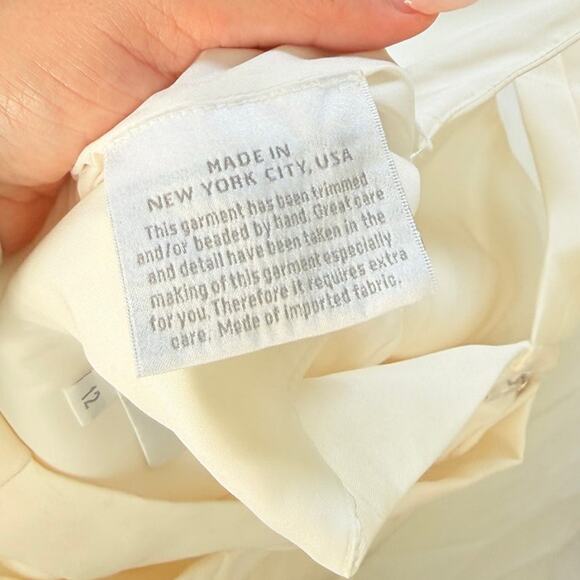 Amsale Wedding Dress Miller Spring 2018 Collection Bridal Size 12 - Picture 10 of 11